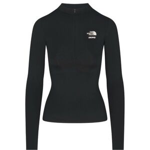 North Face X Skims Women's Black Long Sleeve Refina Top